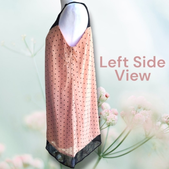 Enfocus Studio Polka Dot Halter Knee Length Dress Size 6 - Picture 5 of 9